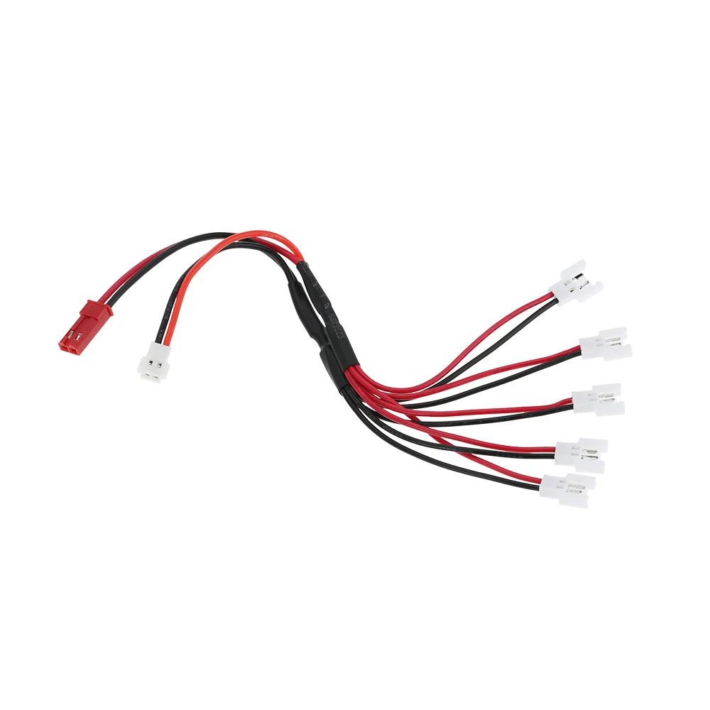 

5 in 1 3.7v lipo Battery Charging Connecting Cable for WLtoys V977 V931 Q282 Hubsan H107 H107C H107D JRC H5C H6C H21 RC Drone