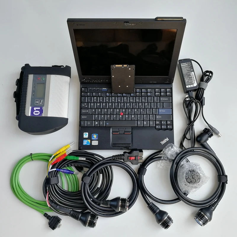 MB Star C4 + 360GB SSD программное обеспечение V12/2020 X WIS DTS L enevo X201T I7 4G планшет используется