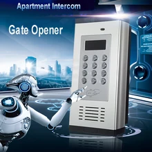 Remote Controller 3G Access Control System Apartment Intercom Door Gate Opener Supports 1000 Phones Control by SMS Keypad K6C