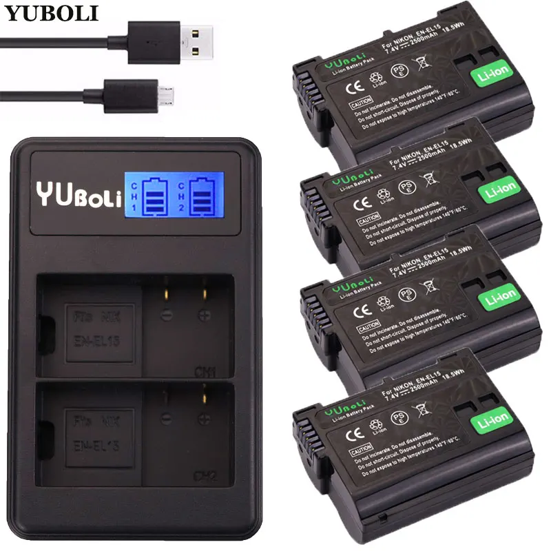 EN EL15 digital batteries EN EL15 ENEL15 Camera Battery pack For Nikon