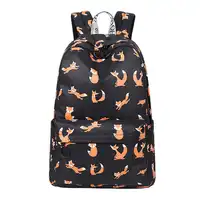 High Quality Waterproof Women School Backpack Cute Animal Pattern Printing Female Travel Daily Laptop Bagpack Kawai Knapsack