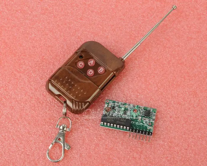 IC2272/2262 4 channel wireless remote control kits key 50-100M DC12V |