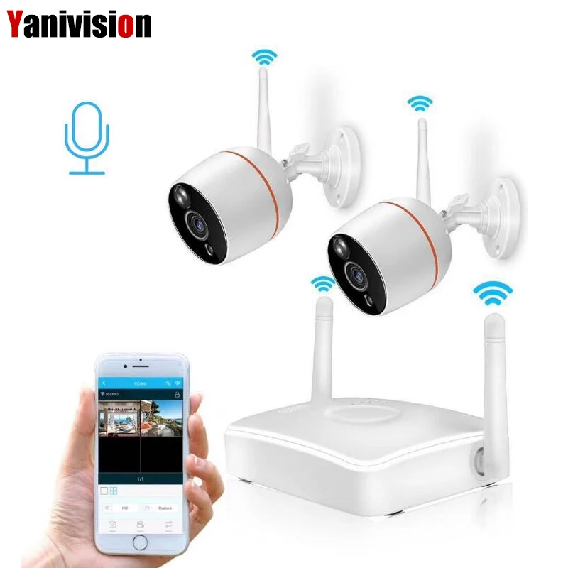  Yanivision H.265 CCTV Sistema di Telecamere di Sicurezza HD 1080 p Macchina Fotografica del IP di W