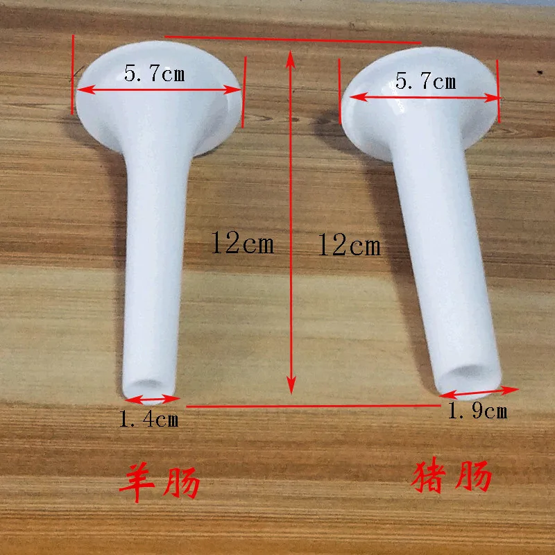 1 компл. Руководство для приготовления фарша, сосисок наполнители ручной Хот дог Воронка свинья ягненка рыба кишечник машины еда Maker Воронка сопла