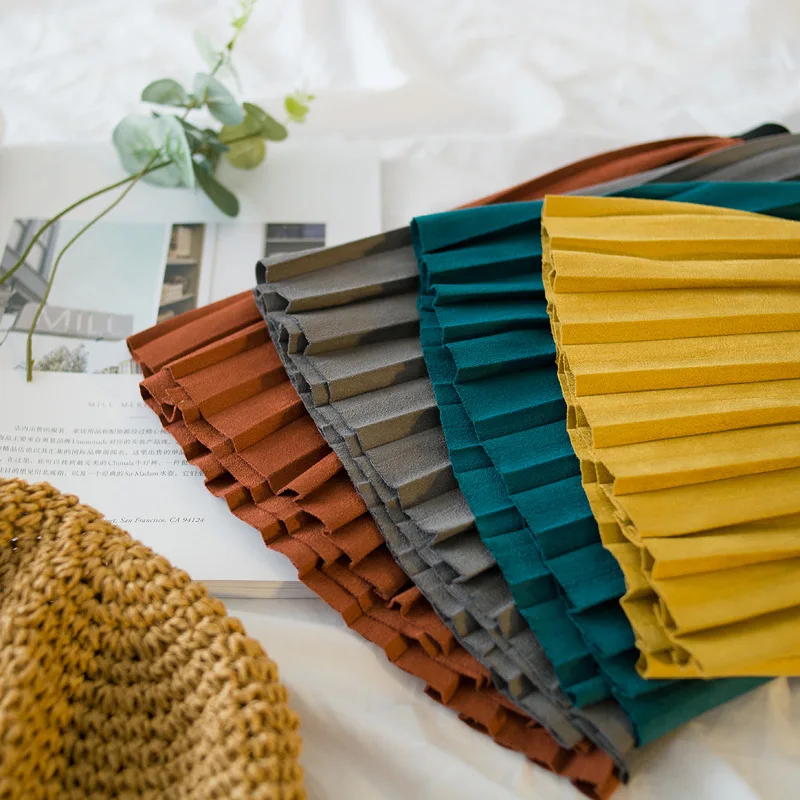 Hot sale New Fashion 2018 autumnCute Velvet Child Skirt Kids Pleated Skirt Smooth Skirt Toddlers Children Baby Girls Skirts (13)