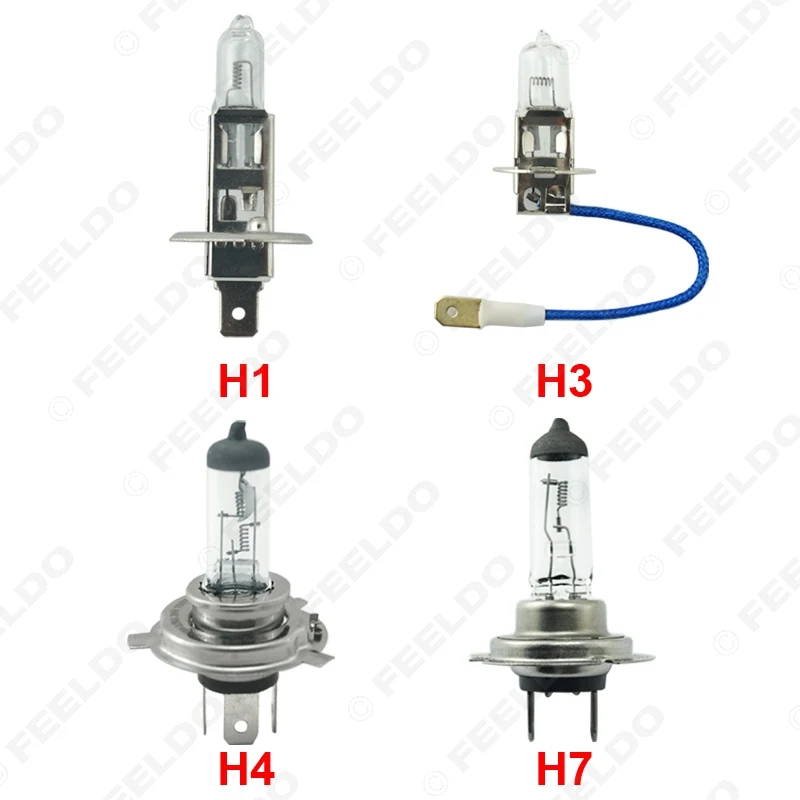 FEELDO 1 шт. теплый белый Авто DC 24 V 70 W/100 W H1 альтернатива галогенным лампам, принт грузовика, автобуса, противотуманная фара дальнего света 3000 K# HQ1668