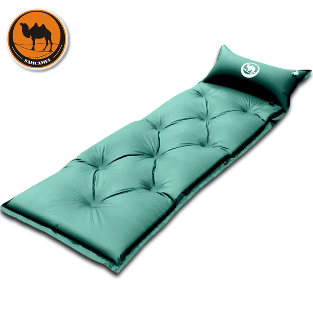 

Thickened Automatic Inflatable Sleeping Mat Mattress With Pillow Portable Self-Inflating Sleeping Pad Drop Shipping
