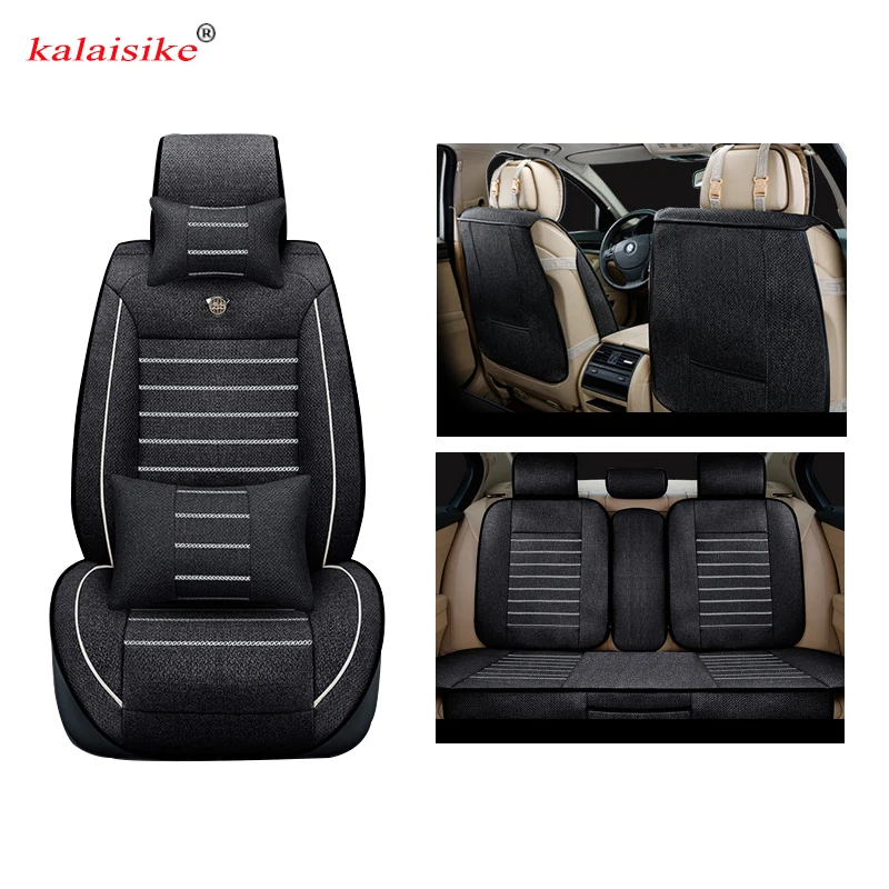 Buy Kalaisike Linen Universal Car Seat covers for