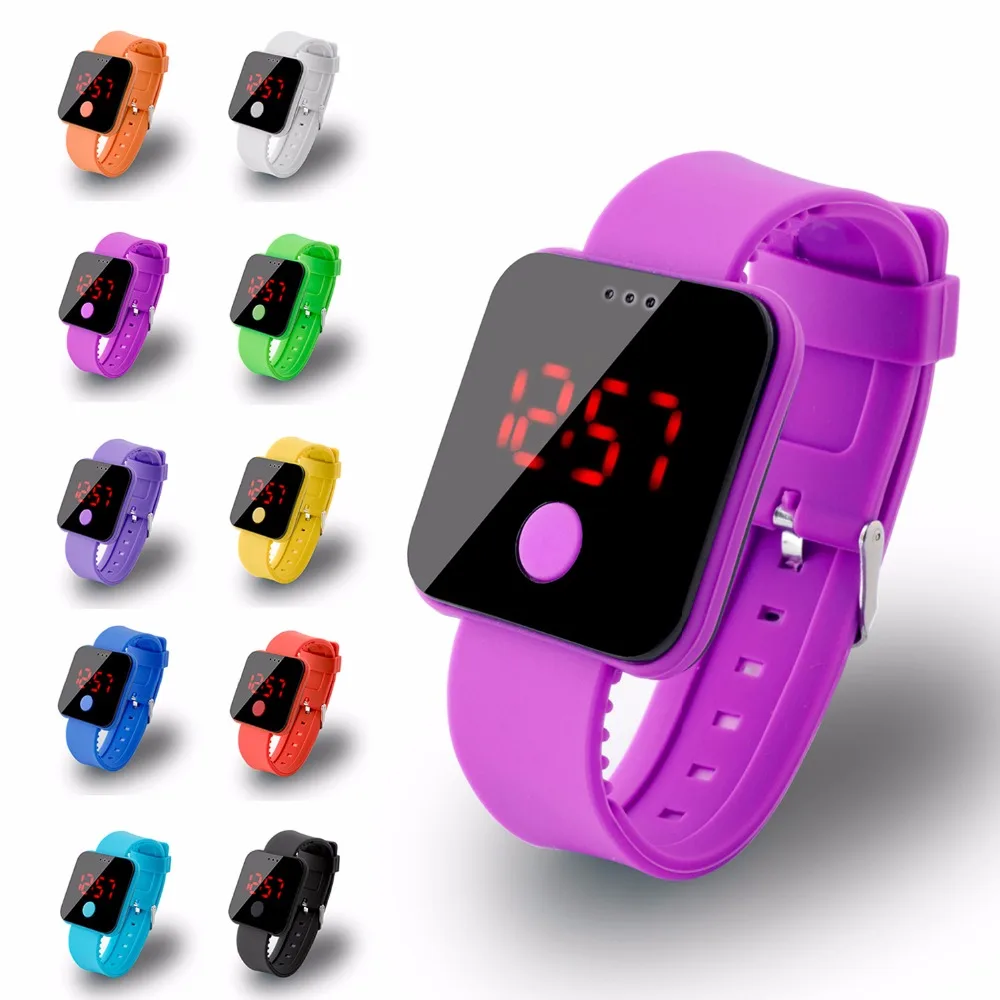 Dokunmatik Ekran Led Bilezik Dijital Saatler Erkekler Ve Bayanlar Ve Cocuk Saat Kadinlar Kol Saati Spor Kol Saati Relogio Masculino 2018 Watch For Watches For Menwatch Sport Aliexpress