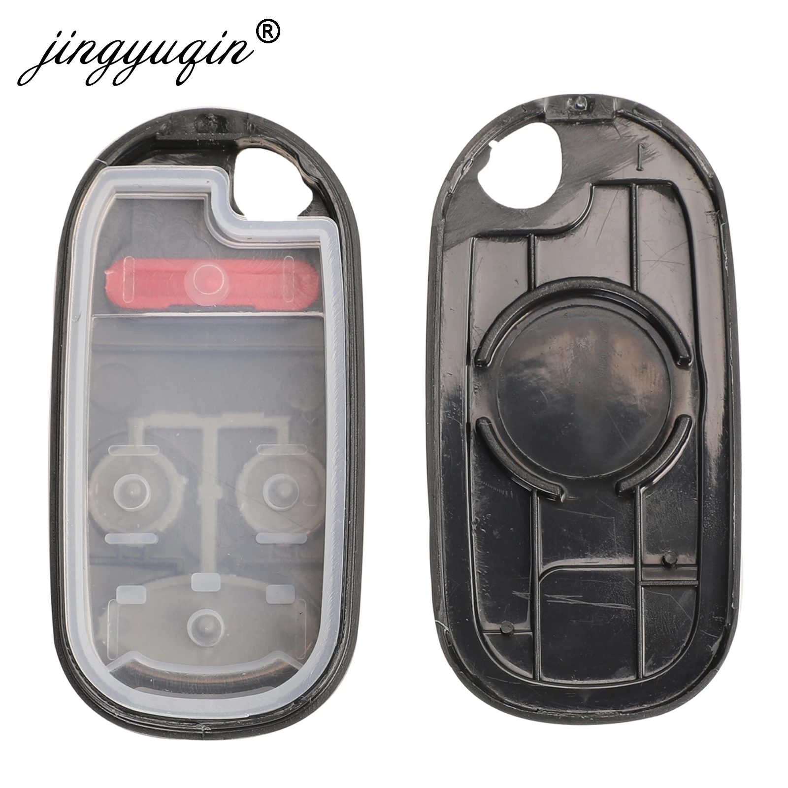 Jingyuqin 10 шт. дистанционный ключ брелок от машины Shell 2/3/4 кнопки для Honda Civic CRV S2000 Accord
