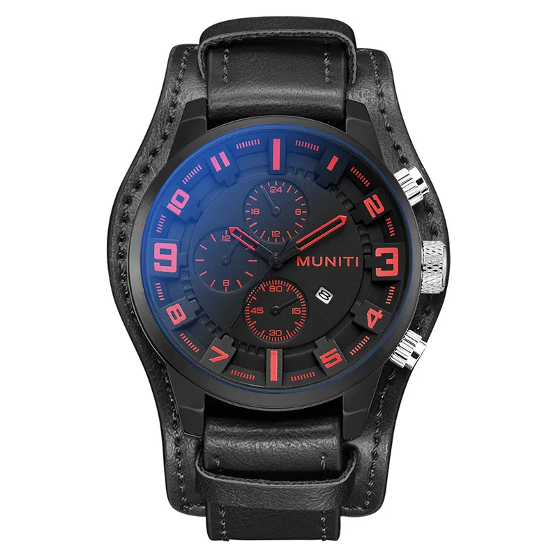 

Luxury Brand Quartz Wristwatches Business Men's Watch Sports Watches Leather Business Date Clock Relogio Free Shipping Sale