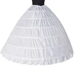 Бальное платье нижняя юбка, Свадебные аксессуары 6 обруч skirtl Нижняя юбка Обручи Нижняя enaguas para el vestido де boda