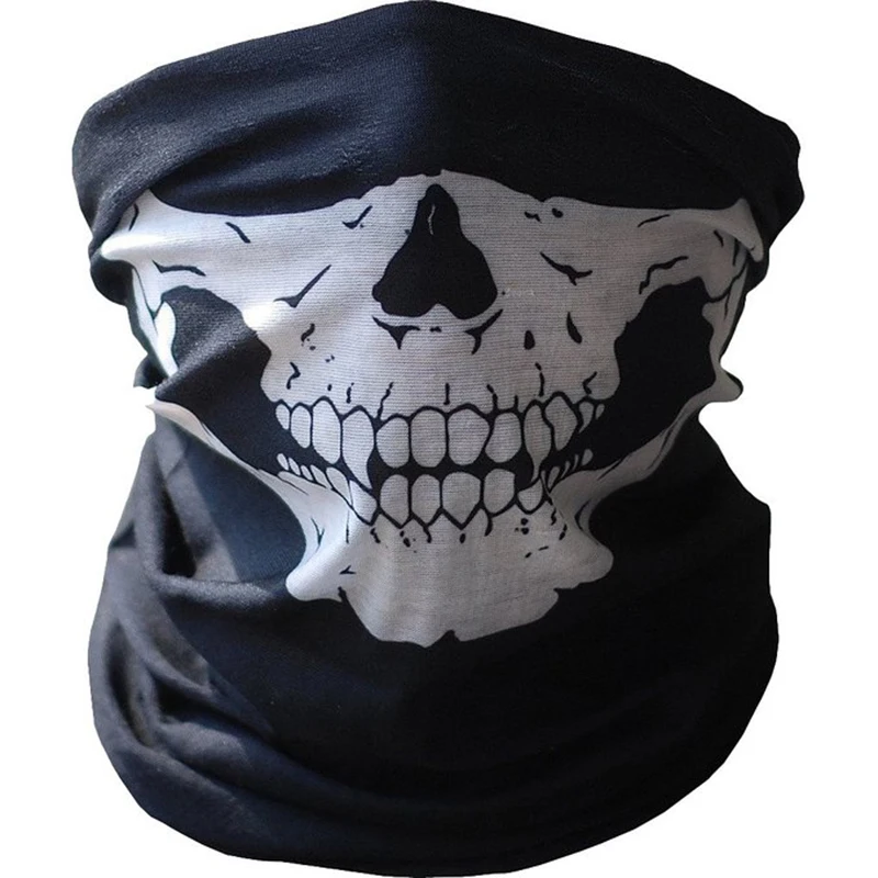 

Motorcycle Skull Ghost Face Windproof Mask Outdoor Sports Warm Ski Caps Bicycle Bike Balaclavas Masks Scarf Halloween Masks