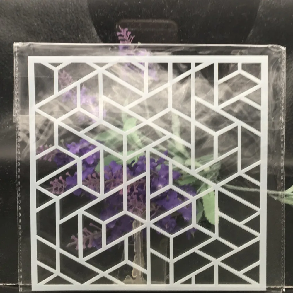 

15cm Hollow Line DIY Layering Stencils Wall Painting Scrapbook Coloring Embossing Album Decorative Card Template