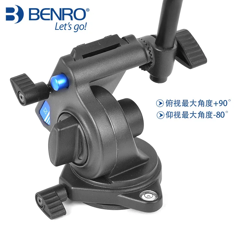 Benro S2 Pro видеоголовки алюминиевая гидравлическая головка для видео штатива QR4