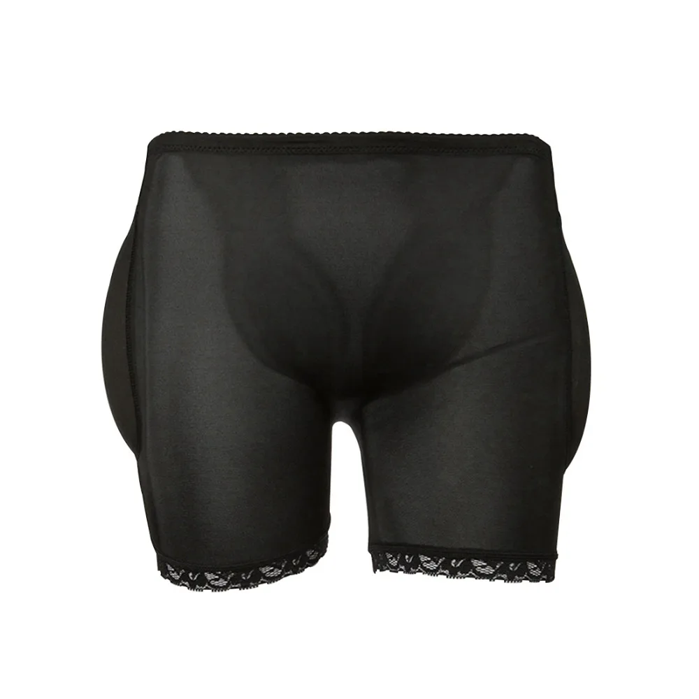 Black Lady Buttock Padded Butt Hip Silicone Bum Padded Knickers