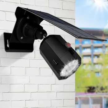 

10 LED Solar Light Adjustable Lighting Angle 500lm Waterproof Lamp Spotlight With Three Modes For Outdoor Gardn Wall Yard