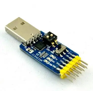 

NEW USB CP2102 to TTL RS232 USB TTL to RS485 Mutual Convert 6 in 1 Convert Module Good