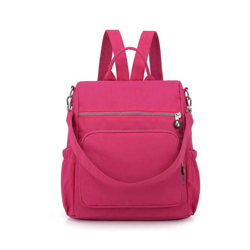 

New casual nylon ladies backpack multi-function anti-splashing water backpack Mummy backpack pregnant women baby diaper bag