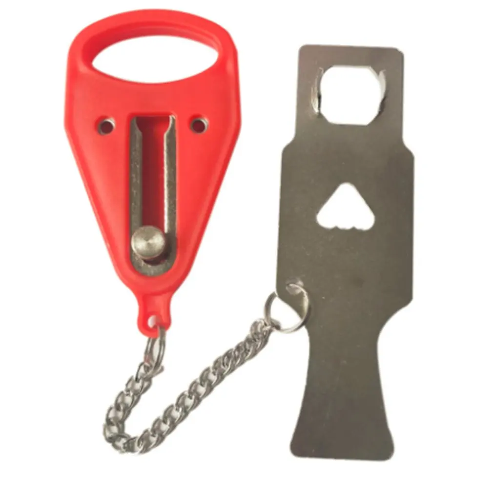 

Small Portable Safety Door Lock Door Stop Door Stopper Safety Ensure Travel Hotel School Lockdown Lock