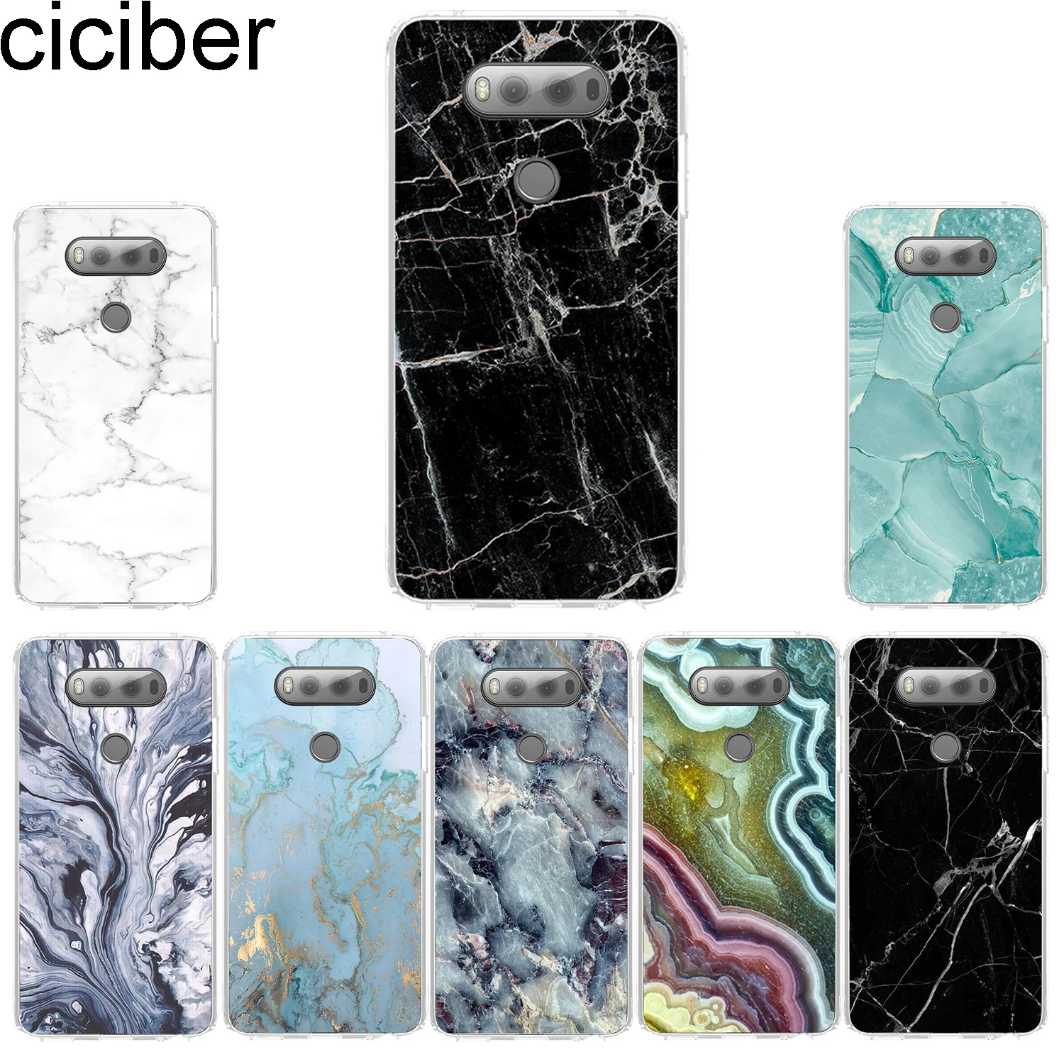 Ciciber для LG G7 G6 G5 G4 V40 V35 V30 V20 мягкий чехол телефона K11 K10 K9 K8 K7 K4 2018 2017 X Power 3 2 Q Stylus 6 7 Marble