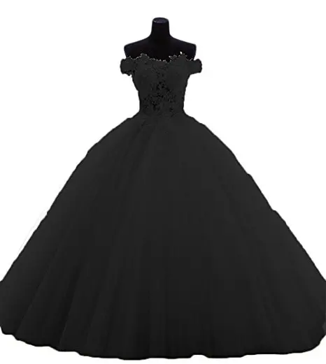 Bealegantom красное сиреневое желтое розовое зеленое пышное платье бальное платье украшенное бусами милое 16 платье Vestidos De 15 Anos QA1384 - Цвет: Черный