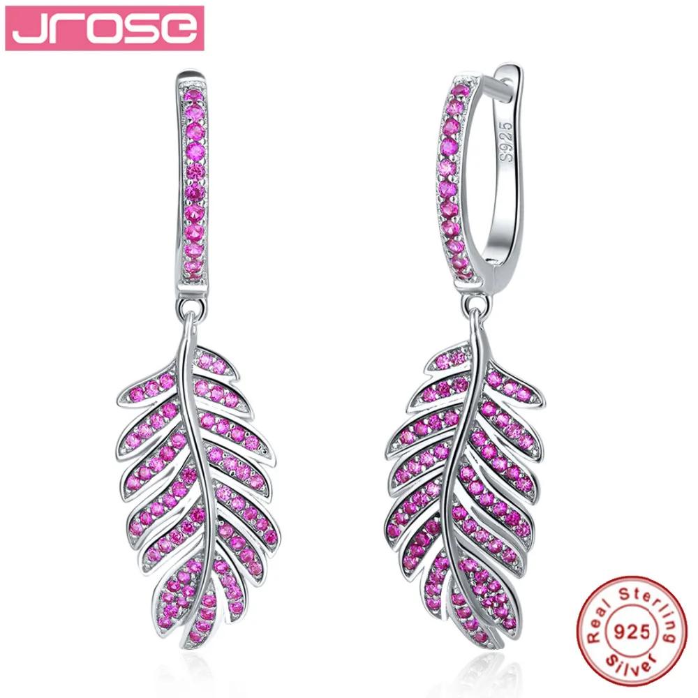 Jrose lab created leaves, pierced earrings pierced genuine