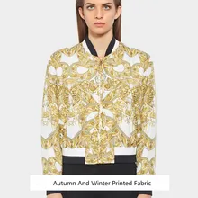 Новая осенняя и зимняя ткань с принтом для пальто, ручная работа, улучшенная цифровая печать, полиэстер, модная ткань на заказ, предпродажа