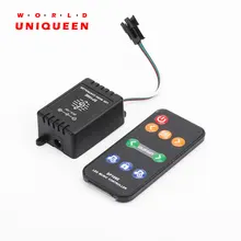 2,4 ГГц Радиочастотный пульт дистанционного управления музыкой для 1903 2811 2812 16703 1914 цифровой пиксель мечта цветной светильник полосы, Пиксельная доска