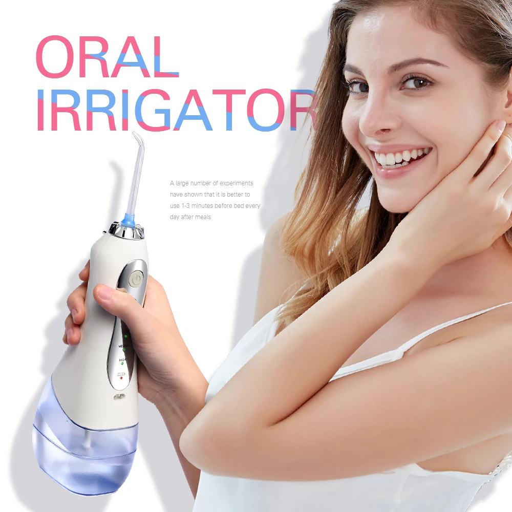 

Portable Electric Oral Irrigator Dental Flosser Powerful Flosser Water Jet Flosser Dental SPA Rechargeable Dental Implements