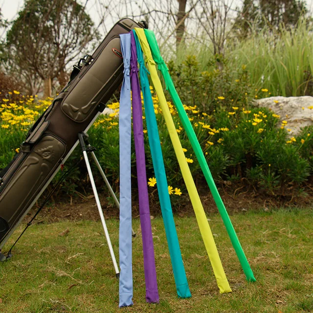 Cotton Fishing Rod Sleeve Cover Case Fishing Pole Bag Storage Case