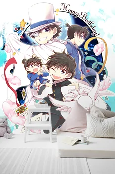 

[Self-Adhesive] 3D Detective Conan Case Closed 2752 Japan Anime Wall Paper mural Wall Print Decal Wall Murals