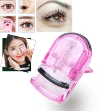 Случайный цвет! Белый и розовый профессиональный набор красоты Накладные ресницы завивка для ресниц Щипцы для завивки косметическое зеркало с расческой ресницы на клипсах