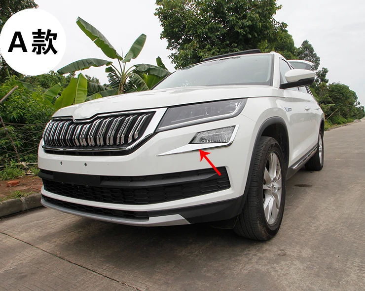 Передняя противотуманная фара для SKODA KODIAQ декоративная рамка 2 шт. | Автомобили и