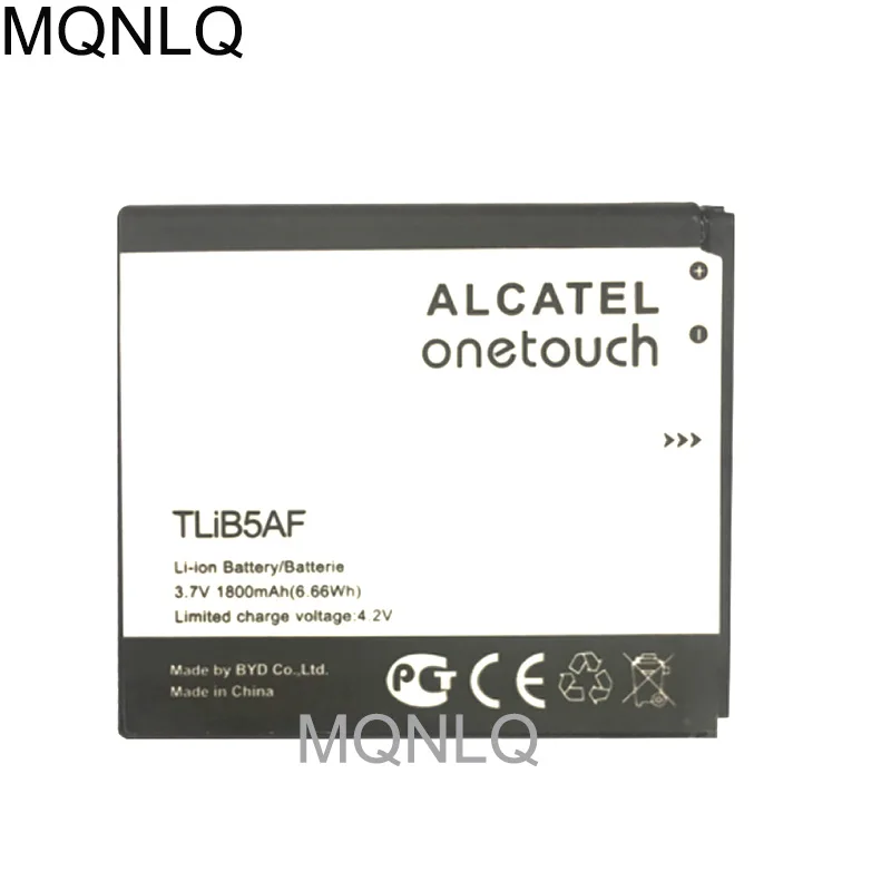 

For Alcatel One Touch Pop C5 OT 5036 TLiB5AF Battery 5037D 5037A 5036D 5037 5037X 1800mAh Battery Replacement MQNLQ