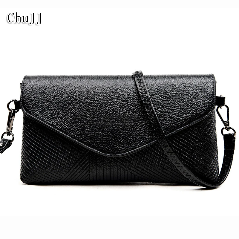 

Chu JJ Women's Genuine Leather Handbags Shoulder CrossBody Bags Ladies Fashion Messenger Bag Flap Women Bags Day Clutches