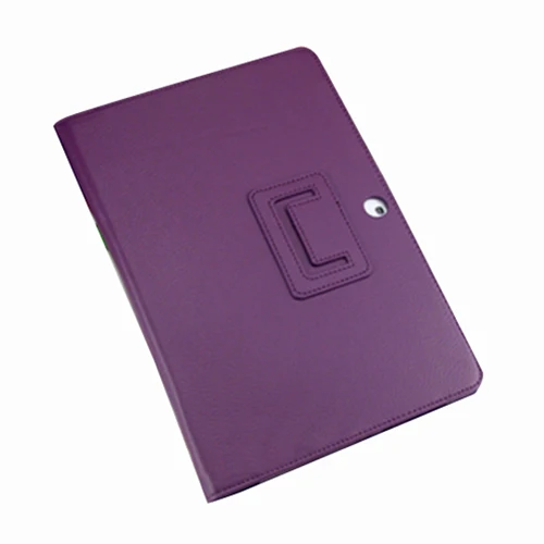 

Lychee Emboss Bracket Holster For Samsung Ga laxy TAB2 10.1 P5100 purple
