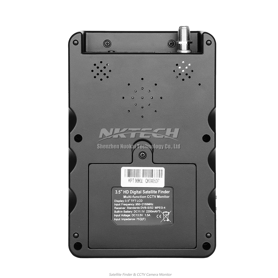 NKTECH HD цифровой спутниковый ТВ сигнал Finder камера видеонаблюдения монитор тестер