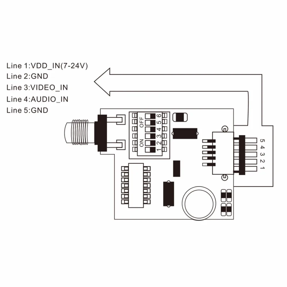AKK TS5823L/TS5828L VTX - 5.8G FPV Audio Video Transmitter RP-SMA Female for Mini FPV Quadcopter 26