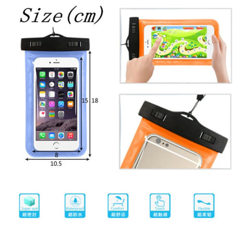10PCS-LOT-Hot-sale-Transparent-Waterproof-Underwater-Pouch-Dry-Bag-Case-Cover-For-iPhone-7-Cell
