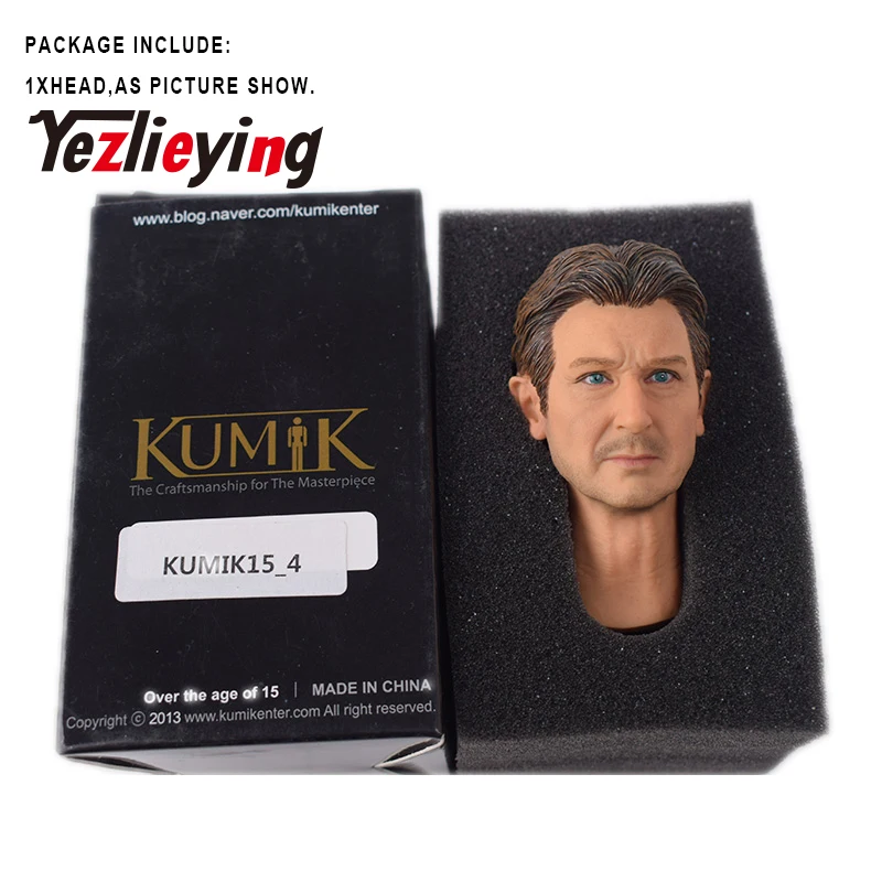 

Realistic 1/6 Scale Accessoires Male Head Sculpt Hot Toys KUMIK 15-4 European Handsome Guy F 12" Muscular Man Body Figure Phicen