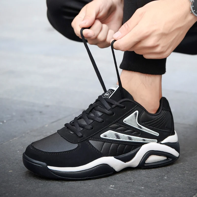 

XWHY Men's Running Shoes Plus Big Size 49 Sneakers Spring Autumn Men Sneakers Men Sport Trainers Leather Athletic Shoes