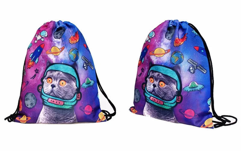 Кошка escape 3D печать для женщин классический бренд forever mochila escolar мужские сумки дорожные mochilas Рюкзак Сумка на шнурке