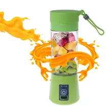 USB Electric Juicer Fruit Juice Mini Portable Outdoor Sports Rechargeable 400ml Home Shake Mixer Baby Food Soybean Milk Maker