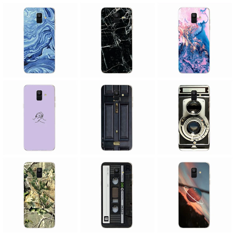 Для Samsung Galaxy A600 A600F чехол A6 2018 Чехлы чехлы силиконовый для телефона Tpu E022 |