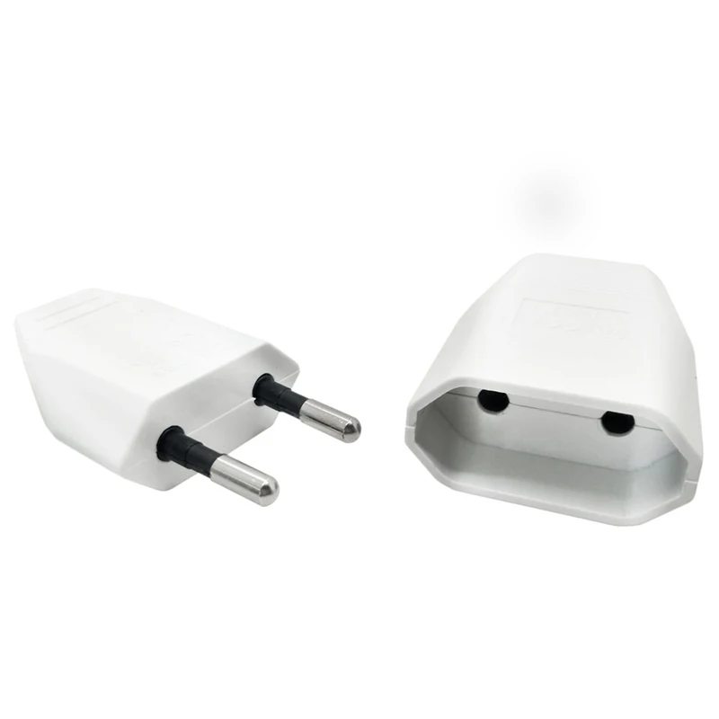 

EU European AC Electric 2 Pin Power Male Plug Female Socket Outlet 2.5A 250V