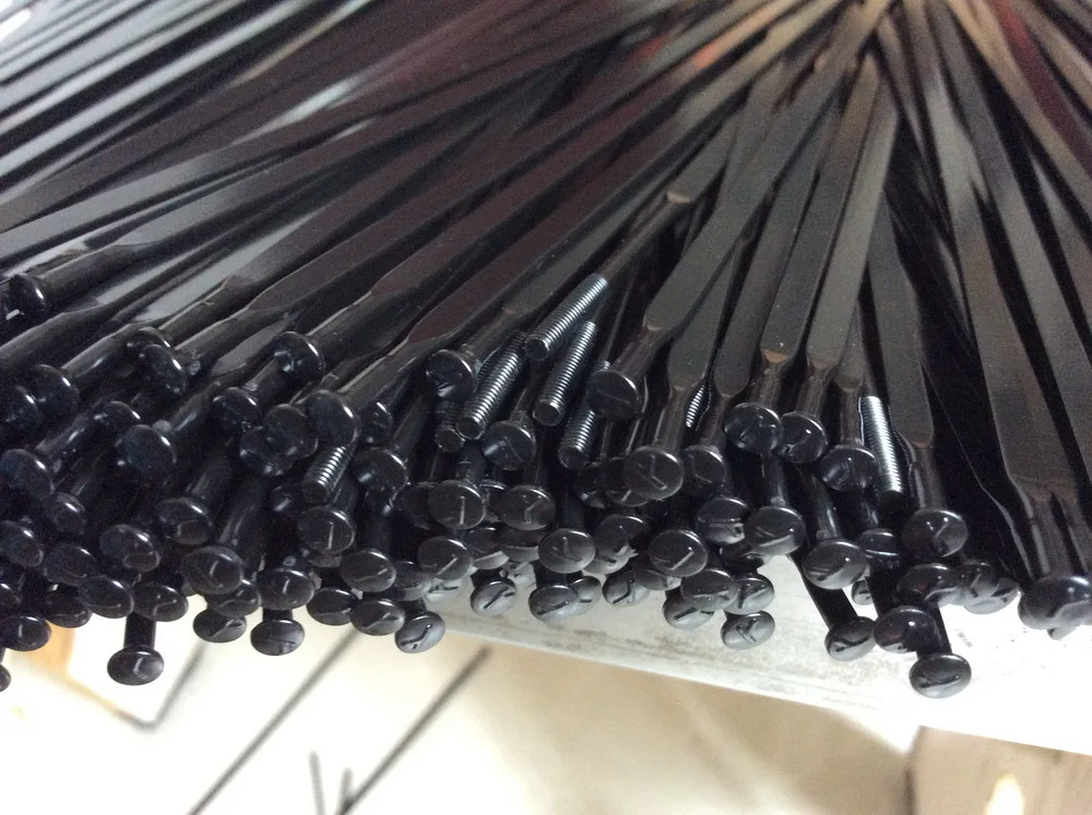

Pillar PSR Aero 1432 straight pull Stainless Steel black Spokes 6pcs/lot 200-310mm