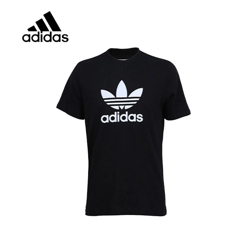 

Original New Arrival Authentic Adidas Mens T-shirts Short Sleeve Male Black Leisure Sportswear Breathable Quick Dry Shirt
