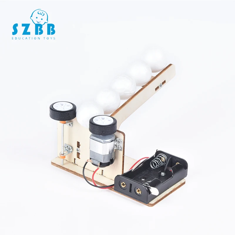 

SZ STEAM Science Toy Diy Machine Automatic Ball Machine Developing Intelligent Toy STEM Electric Model Toy Birthday Gift SZ3337