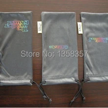 100 шт./лот CBRL 9*17 см Очки Drawstring сумки для солнцезащитных очков/очки/ювелирные изделия, различные цвета, размер может быть настроены